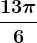 \frac13\pi 6