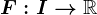 F:I-->\mathbbR