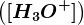\left ( [H3O^+] \right )