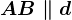 AB\parallel d