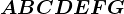 ABCDEFG