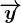 \overrightarrowy