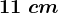 11\ cm