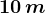 10 \, m