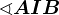 \sphericalangle AIB