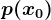 p(x0)