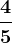 \frac45
