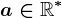 a\in\mathbbR^*
