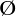\O