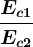 \fracEc1Ec2