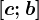 \left [ c;b \right ]