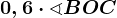 0,6\cdot \sphericalangle BOC