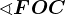 \sphericalangle FOC