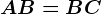AB=BC