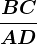 \fracBCAD