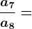 \fraca7a8=