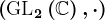 \left(\textrmGL2\left(\mathbbC\right),\cdot\right)