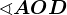 \sphericalangle AOD