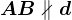 AB\nparallel d
