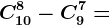 C10^8-C9^7=