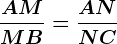 \fracAMMB=\fracANNC