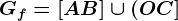 Gf=\left[AB\right]\cup\left(OC\right]