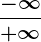 \frac-\infty +\infty 