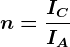 n=\fracICIA