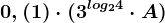 0,(1)\cdot (3^log24\cdot A)