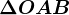 \Delta OAB