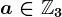 a\in\mathbbZ3