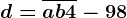 d=\overlineab4-98