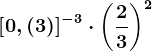 \left [ 0,(3) \right ]^-3\cdot \left ( \frac23 \right )^2
