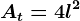 At=4l^2