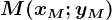 M(xM;yM)