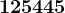 125445