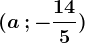 (a\,;-\frac145)