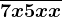\overline7x5xx