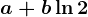 a+b\ln2