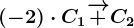 (-2)\cdot C1\overrightarrow+C2