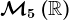 \mathcalM5\left(\mathbbR\right)
