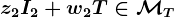 z2I2+w2T\in\mathcalMT