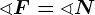 \sphericalangle F = \sphericalangle N