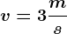 v=3 \fracms