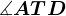 \measuredangle ATD