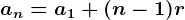 an=a1+(n-1)r