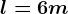 l=6 m