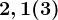 2,1(3)