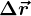 \Delta \vecr