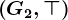 \left(G2,\top\right)